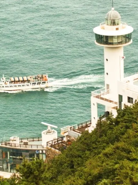 Lighthouse view at Taejongdae, Yeongdo coast