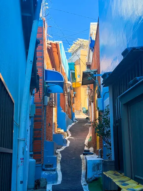 Narrow alley in Huinnyeoul Village, Yeongdo