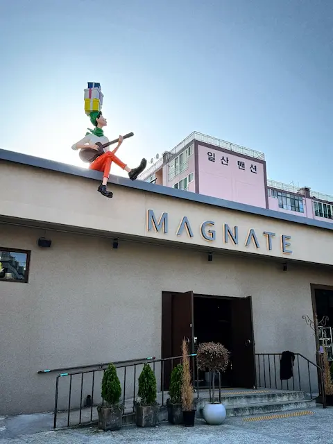 MAGNATE café run by BTS Jimin’s father in Busan Kpop route