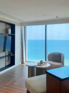 Grand Josun Busan ocean view from the suite living room