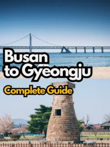 From Busan to Gyeongju travel thumbnail with beach and history