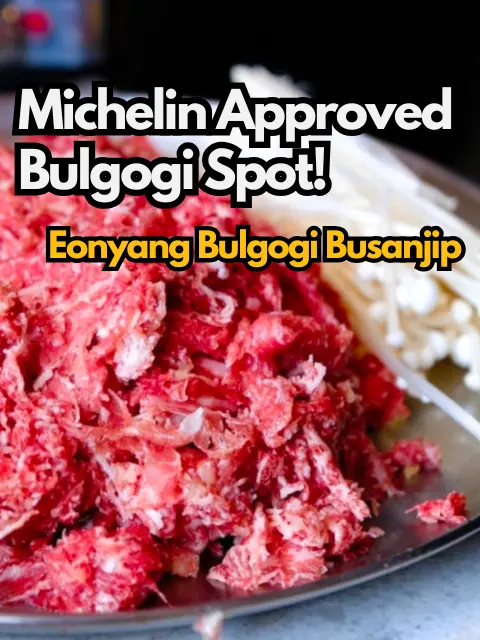 Michelin approved Eonyang Bulgogi Busanjip raw beef thumbnail