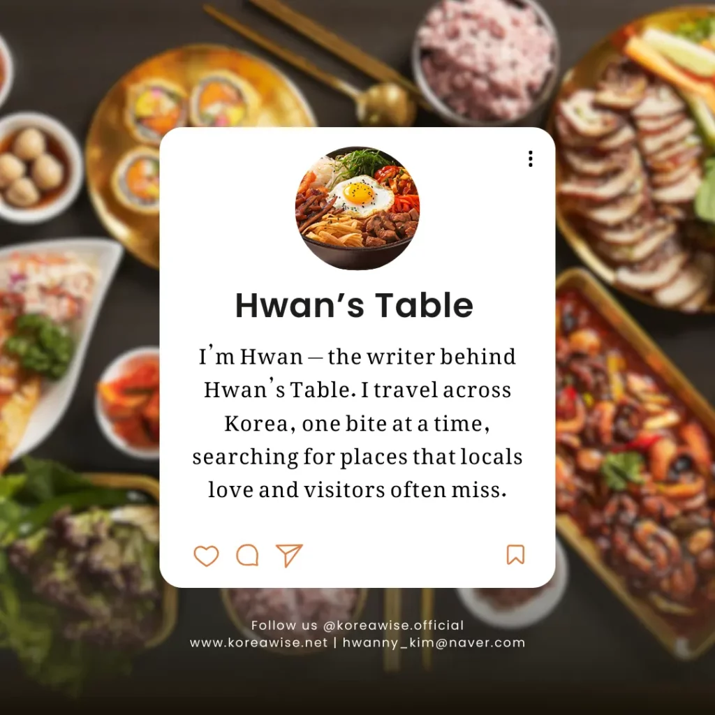 hwan's table banner