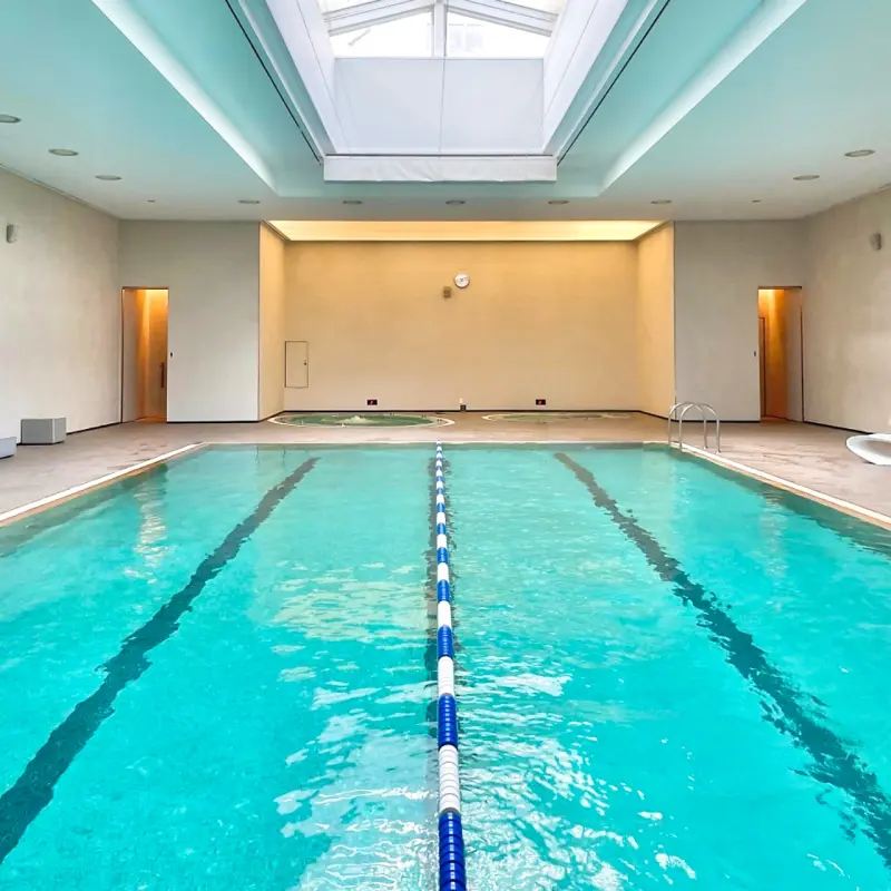 Indoor swimming pool at Lotte Hotel Seoul Review