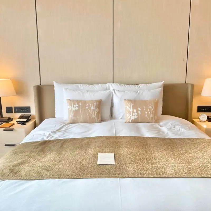 Grand Deluxe Room bed setup at Lotte Hotel Seoul Review