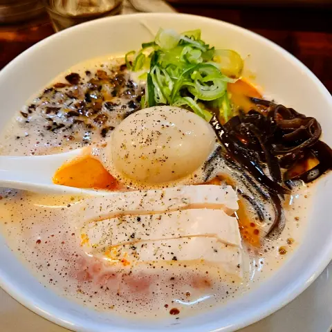 Karapaitan spicy chicken ramen bowl at Oreno Ramen Insa
