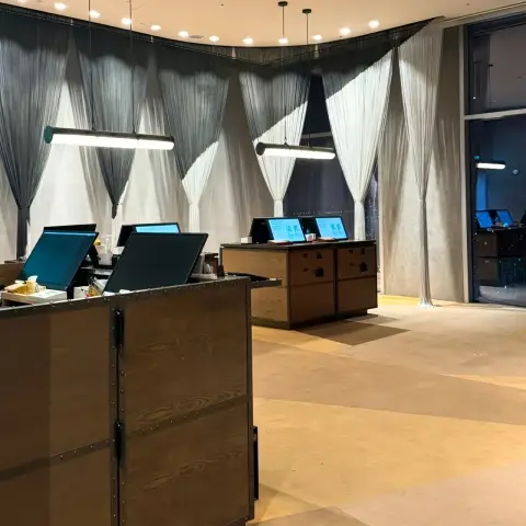 Lobby front desk area at L7 Hongdae